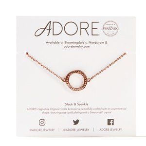 Adore by Swarovski® Organic Circle Bracelet